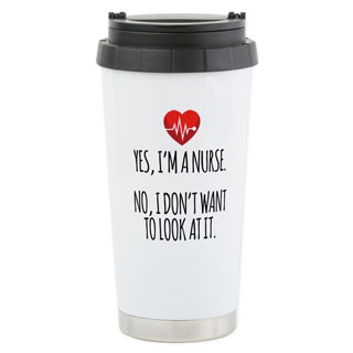 Show your support for our nurses with custom printed original designs ona variety of products from apparel to drinkware, mugs, home goods, blankets, tote bags and more.