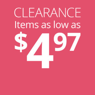 Clearance Items as Low as $4.97