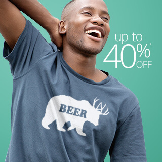 Up to 40% off funny t-shirts
