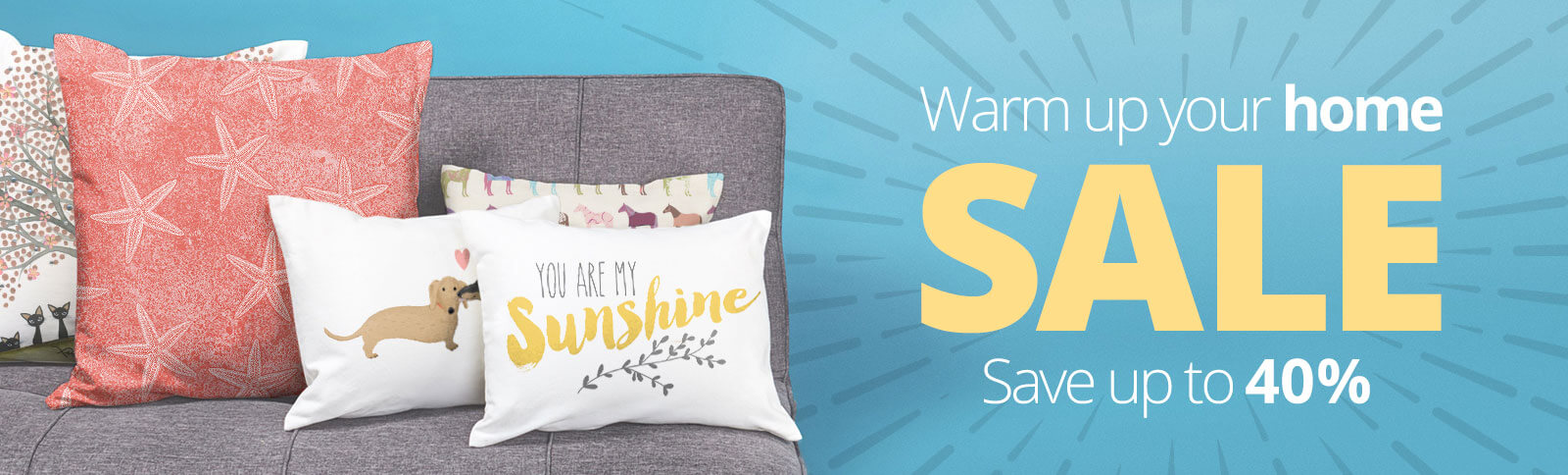 Warm up your home sale - up to 40% off