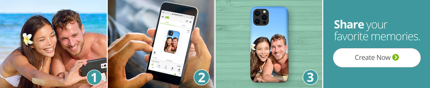 Share your favorite memories! It's as easy as 1, 2, 3! Shop Now.