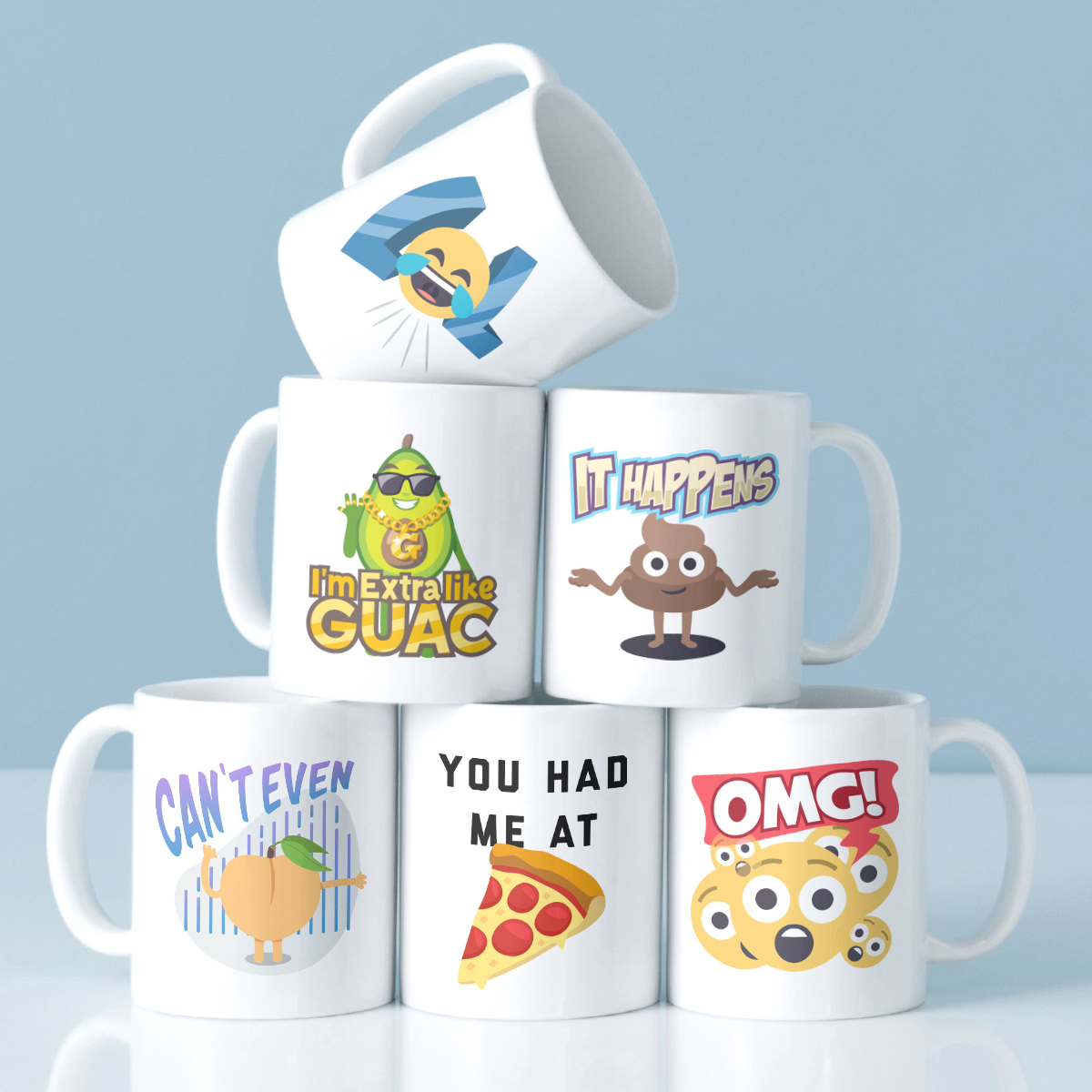 Funny Emoji Drinkware