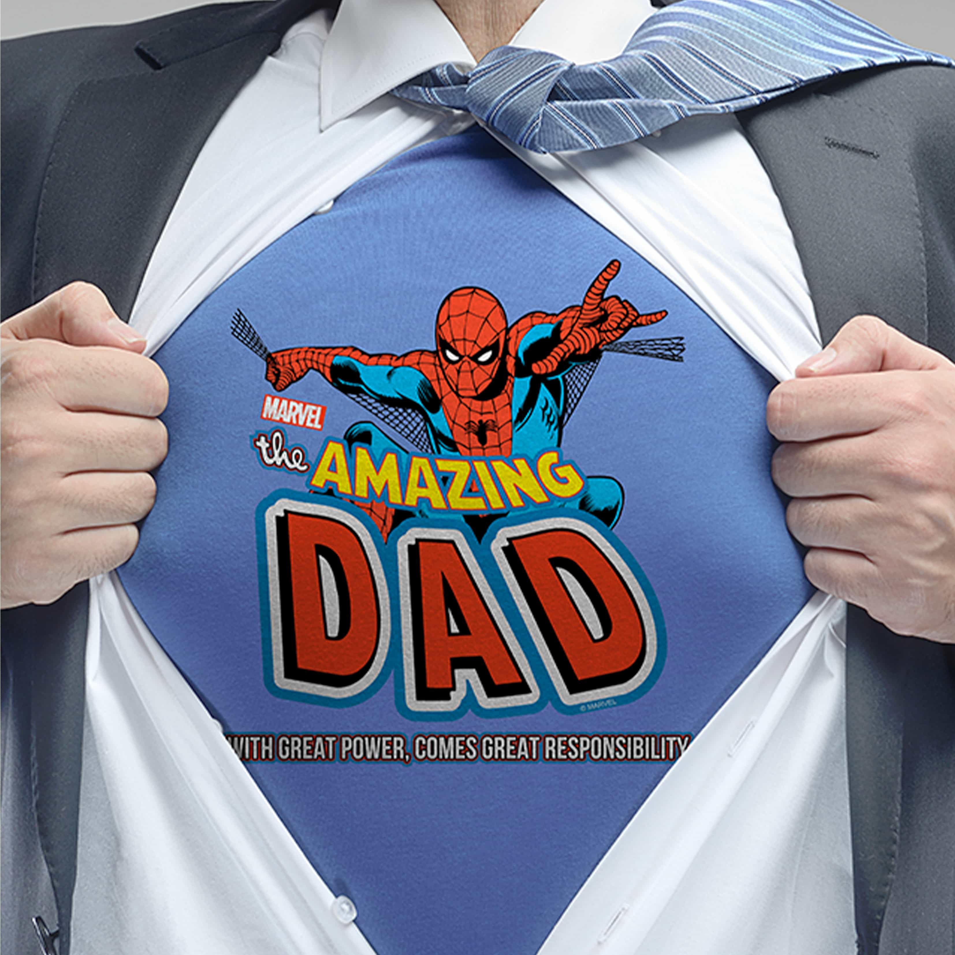 Father's Day Marvel Spiderman Shirt