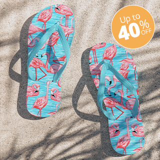 Flamingo Flip Flops