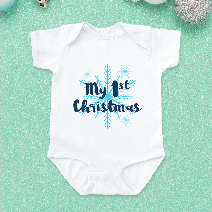 My First Christmas Baby Bodysuit.