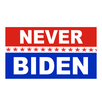 Never Biden design to support Trump