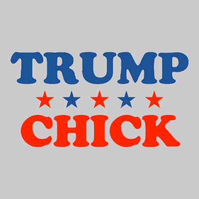 Trump Chick t-shirt design