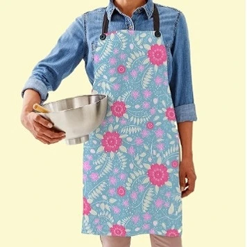 Custom floral apron