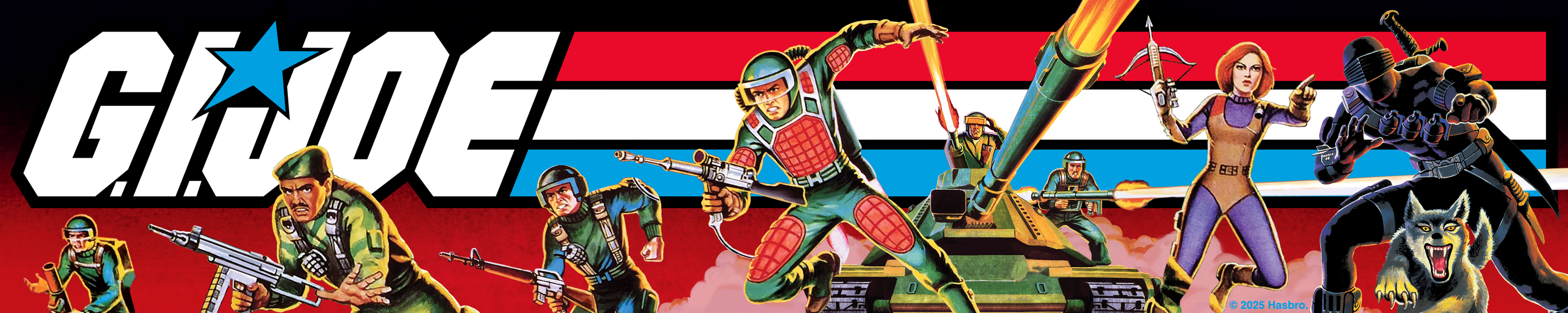 G.I. Joe Official Banner with heroes 