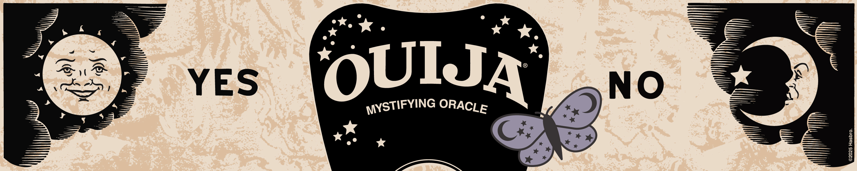 Ouija board game yes no symbols
