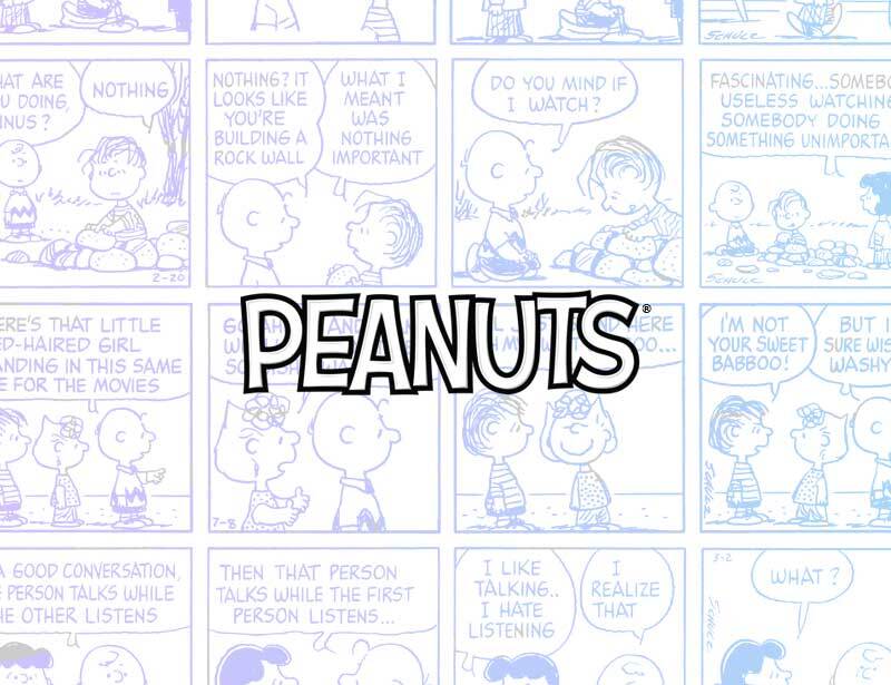 PEANUTS® comic book image with PEANUTS® gang 