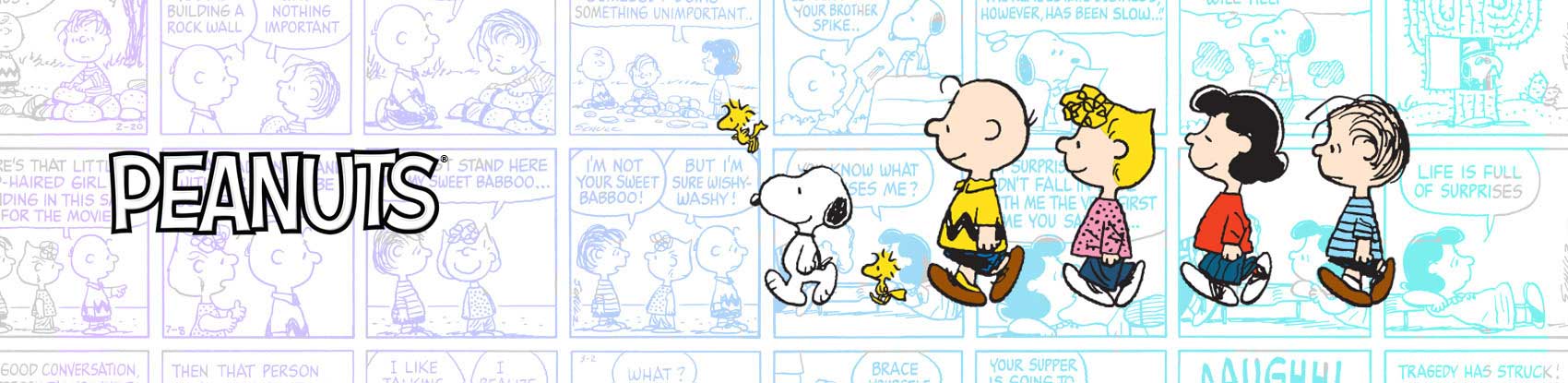 PEANUTS® comic book image with PEANUTS® gang 