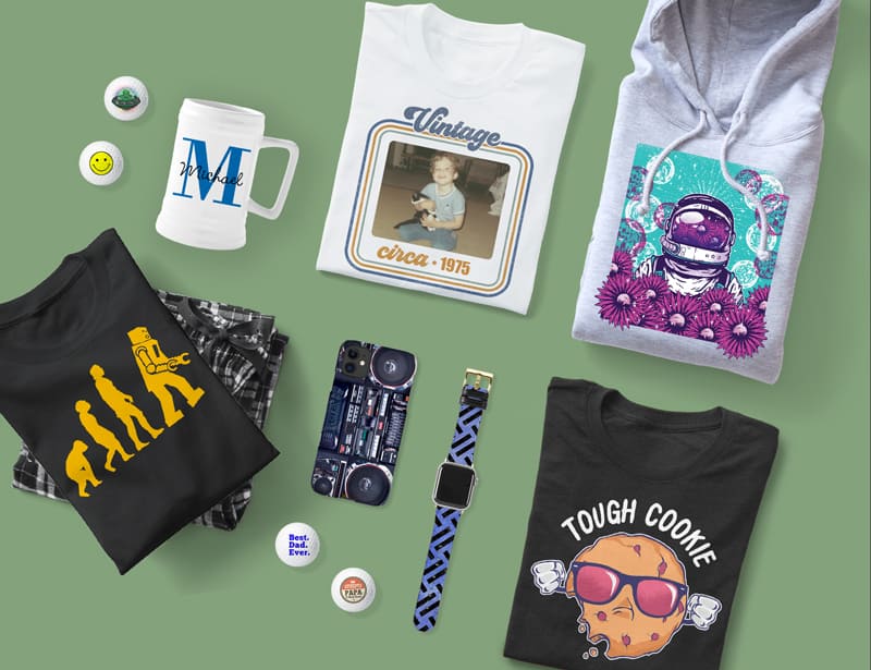 Various products that would be ideal for men's gifts