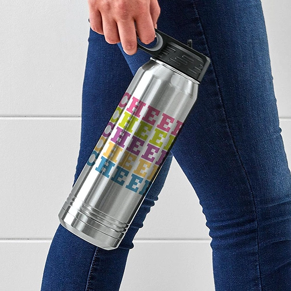 Cheer, Cheer, Cheer, Cheer, Cheer Water bottle