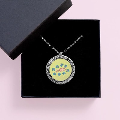 Mom Circle Necklace