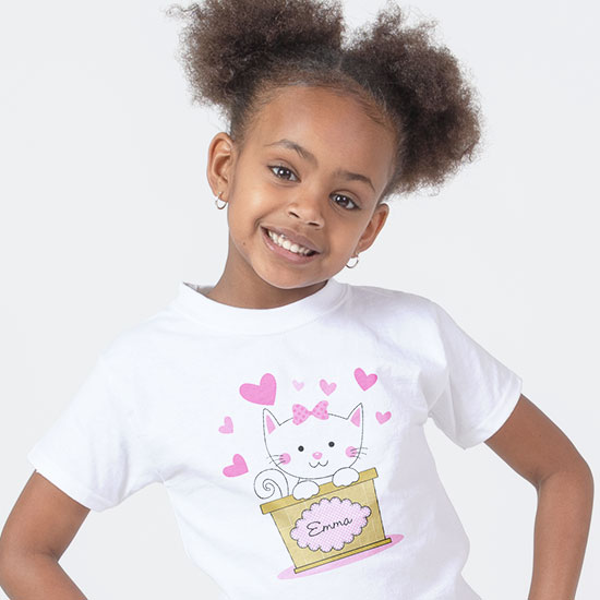 Gift Ideas for Musicians and Music Lovers. Image of a man wearing headphones and listening to music. He has on a classic t-shirt with a cusom designed and printed music graphic.