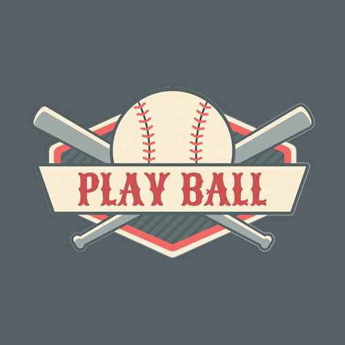 Image of a unique CafePress design for that sport nut. This design is aimed towards the baseball lover and simply reads Play Ball