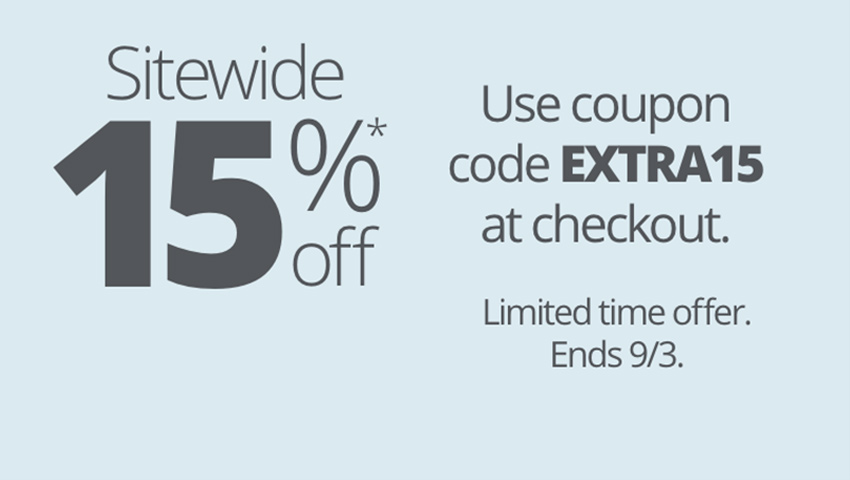 15% off site wide
